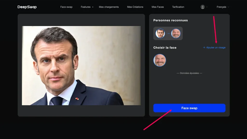 ajouter un autre visage deepswap
