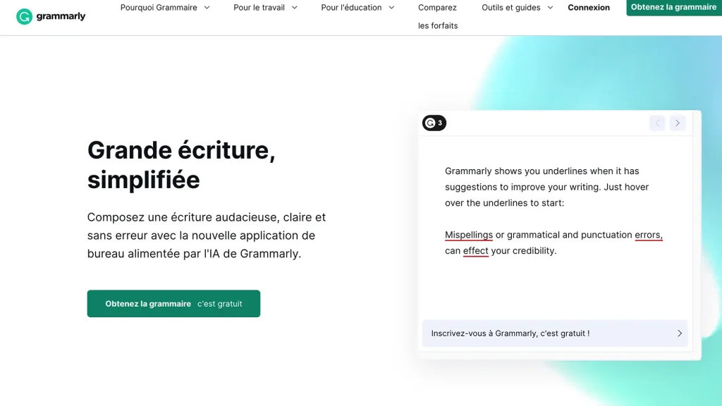 grammarly top 5 outils de rédaction ia gratuits