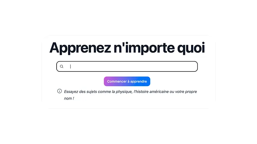 tutor AI - développez vos conaissances